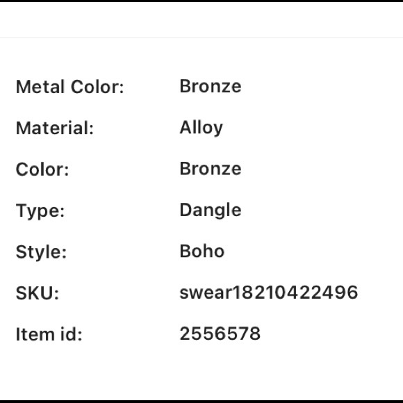 EMERY ROSE HOLLOW OUT DROP EARRINGS - Picture 4 of 5